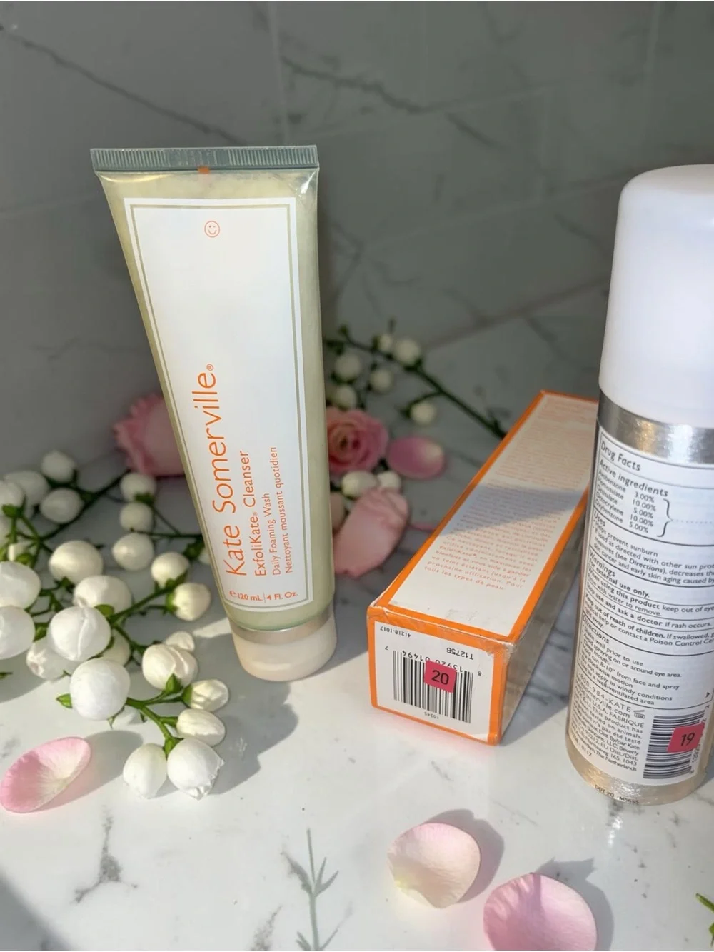 Kate Somerville White and Yellow SPF Face Mist Primer